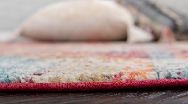Cherry Pink 3' 3 x 3' 3 Sedona Round Area Rug Durable Long Lasting Carpet for Living Rooms, Kitchen, Bedrooms, Office Space, Dorms for Sale at Rug Engine