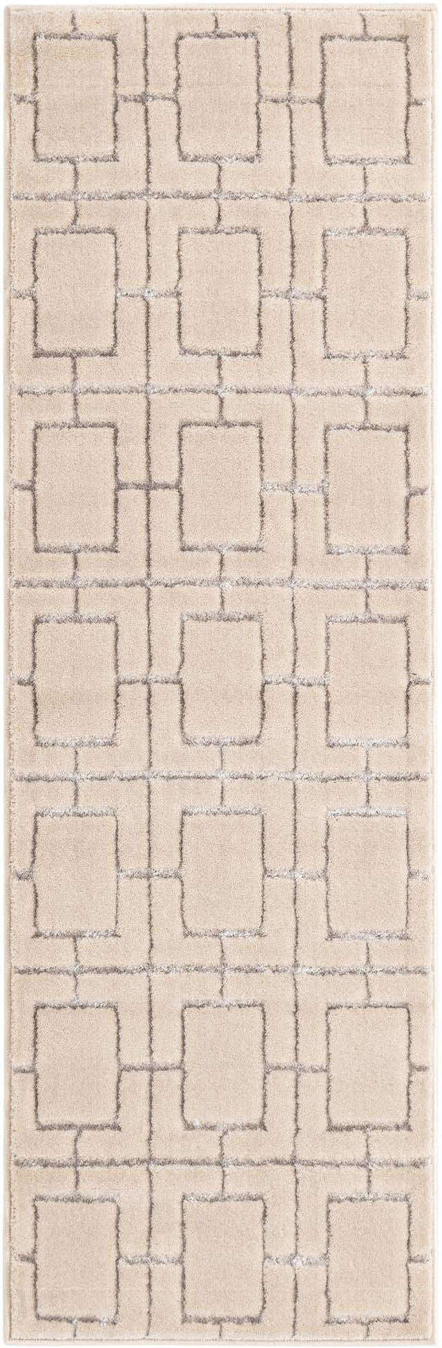 White Silver 2' x 6' 1 Marilyn Monroe Glam Runner Area Rug 70% Polypropylene & 30% Polyester Vivid Geometric Modern Carpet for Interior Home Decor for Sale at Rug Engine