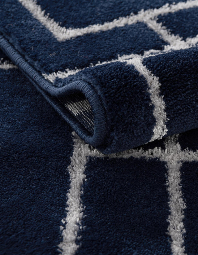 Navy Blue Silver 6' 1 x 9' Marilyn Monroe Glam Rectangle Area Rug 70% Polypropylene & 30% Polyester Vivid Geometric Modern Carpet for Interior Home Decor for Sale at Rug Engine