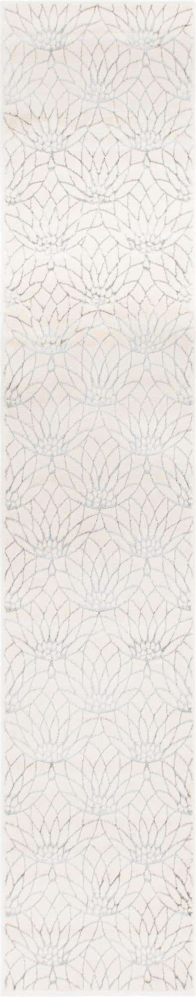 White Silver 2' x 10' Marilyn Monroe Glam Runner Area Rug 70% Polypropylene & 30% Polyester Vivid Geometric Modern Carpet for Interior Home Decor for Sale at Rug Engine