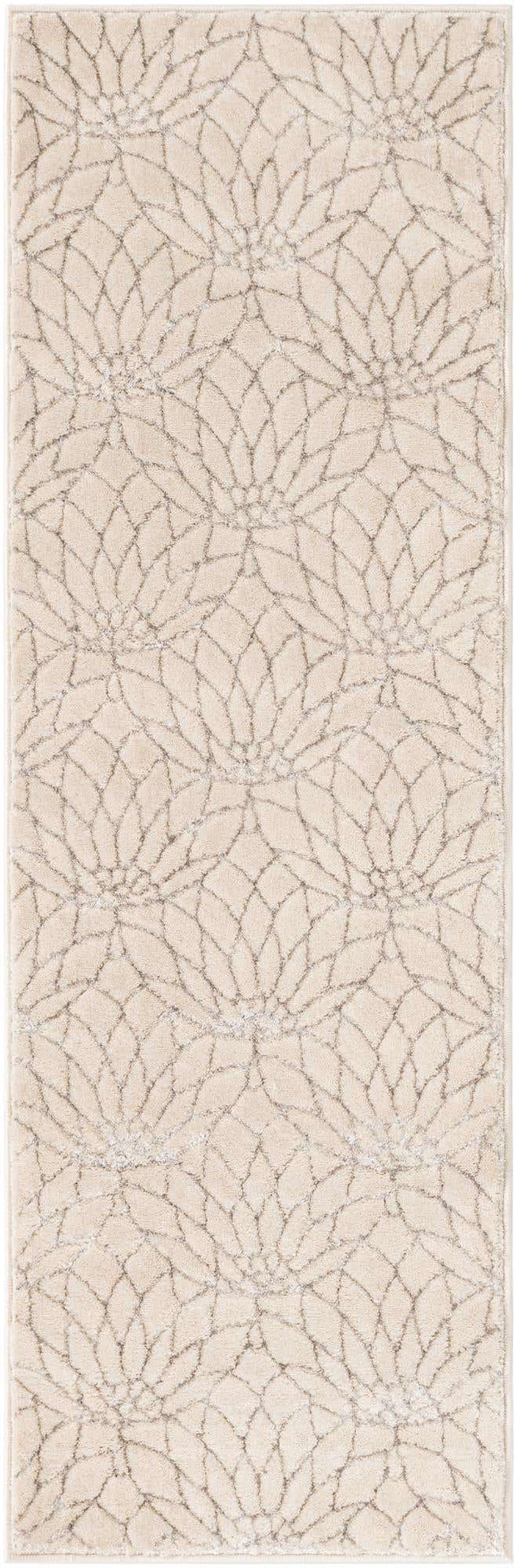 White Silver 2' x 6' 1 Marilyn Monroe Glam Runner Area Rug 70% Polypropylene & 30% Polyester Vivid Geometric Modern Carpet for Interior Home Decor for Sale at Rug Engine