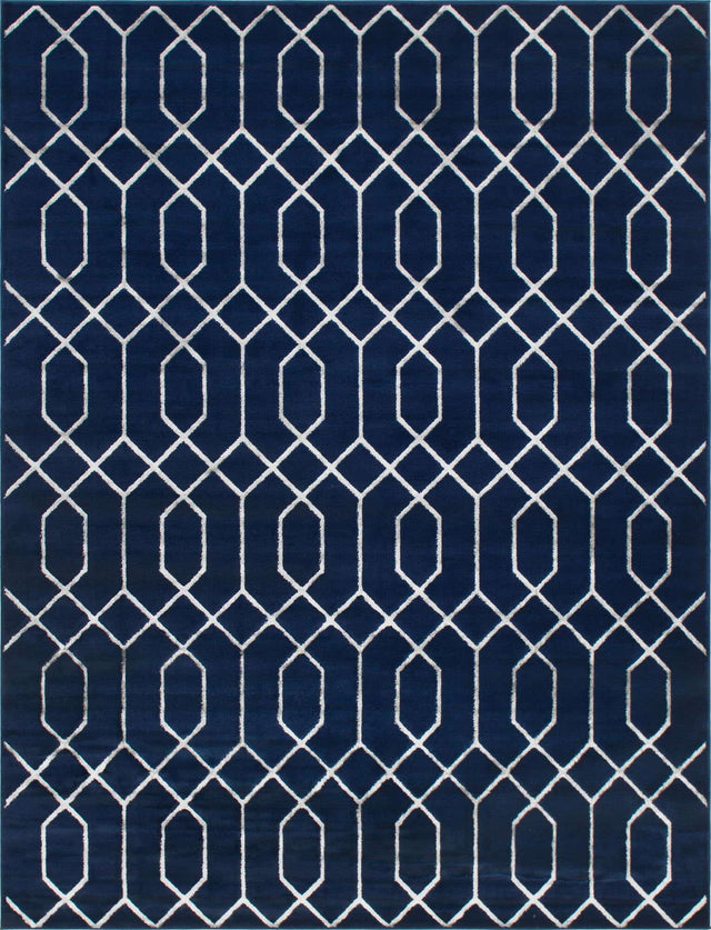 Navy Blue Silver 7' 10 x 10' Marilyn Monroe Glam Rectangle Area Rug 70% Polypropylene & 30% Polyester Vivid Geometric Modern Carpet for Interior Home Decor for Sale at Rug Engine