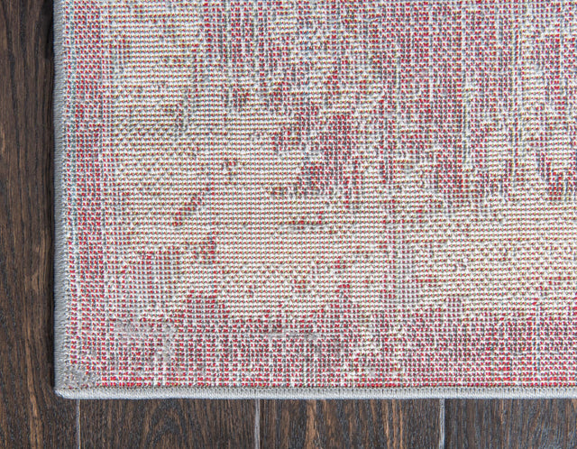 Gray 2' x 6' 1 Rosso Runner Area Rug Vintage Distressed Faded Traditional Design Carpet for Unique Home Interior Design for Sale at Rug Engine