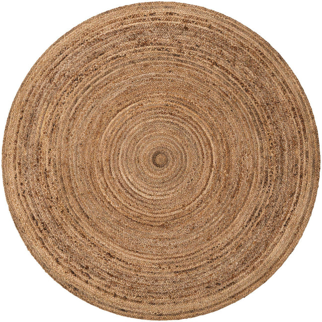 Natural 6' 1 x 6' 1 Braided Jute Round Area Rug 100% Jute Hand Braided Natural Eco-Friendly Boho Style Carpet for Living Rooms Dining Office Space Dorms for Sale at Rug Engine