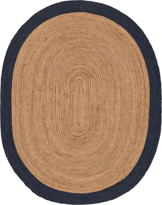 Natural 8' x 10' Braided Jute Oval Area Rug 100% Jute Hand Braided Natural Eco-Friendly Boho Style Carpet for Living Rooms Dining Office Space Dorms for Sale at Rug Engine