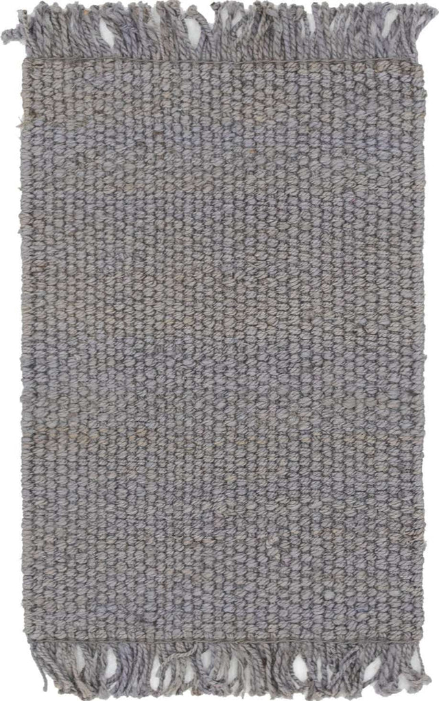 Gray 2' x 3' 1 Chunky Jute Rectangle Area Rug 100% All Natural Jute Sustainable Eco-Friendly Carpet Mat for Natural Interior Design Homes for Sale at Rug Engine