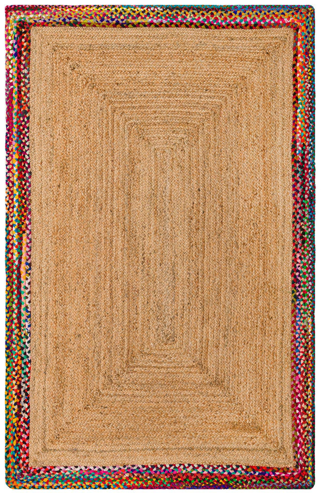 Natural 5' 1 x 8' Braided Jute Rectangle Area Rug 100% Jute Hand Braided Natural Eco-Friendly Boho Style Carpet for Living Rooms Dining Office Space Dorms for Sale at Rug Engine