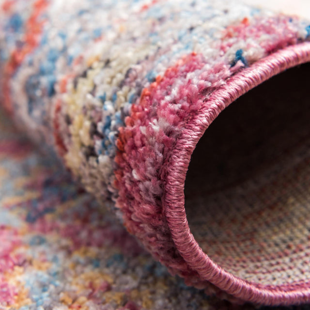 Multicolor 3' 3 x 5' 3 Brighton Rectangle Area Rug 100% Polyester With Jute Backing Vintage Distressed Colorful Traditional Carpet for Interior Room Design for Sale at Rug Engine