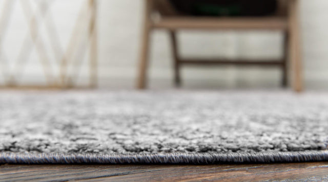 Gray 3' 3 x 3' 3 Brighton Round Area Rug 100% Polyester With Jute Backing Vintage Distressed Colorful Traditional Carpet for Interior Room Design for Sale at Rug Engine