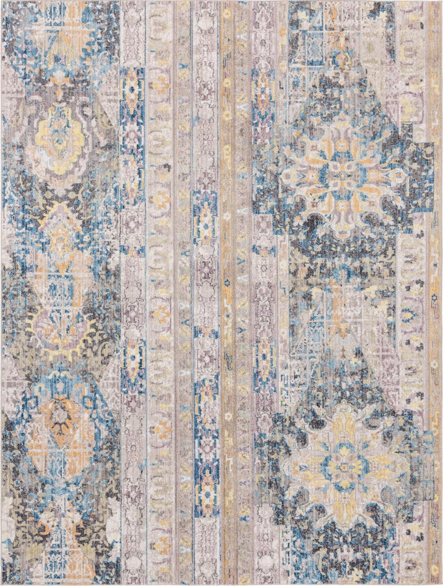 Light Brown 9' x 12' 2 Basilica Rectangle Area Rug 100% Polyester With Jute Backing Colorful Distressed Vintage Modern Carpet for Dorm Room Living Dining Office Decor Easy to Clean Rustic Interior Design for Sale at Rug Engine