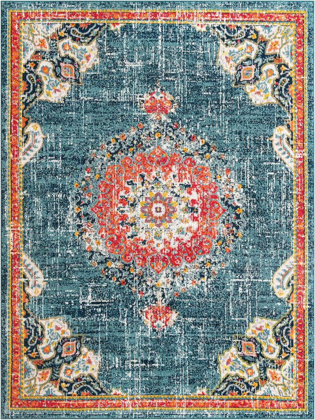 Blue 9' x 12' Penrose Rectangle Area Rug