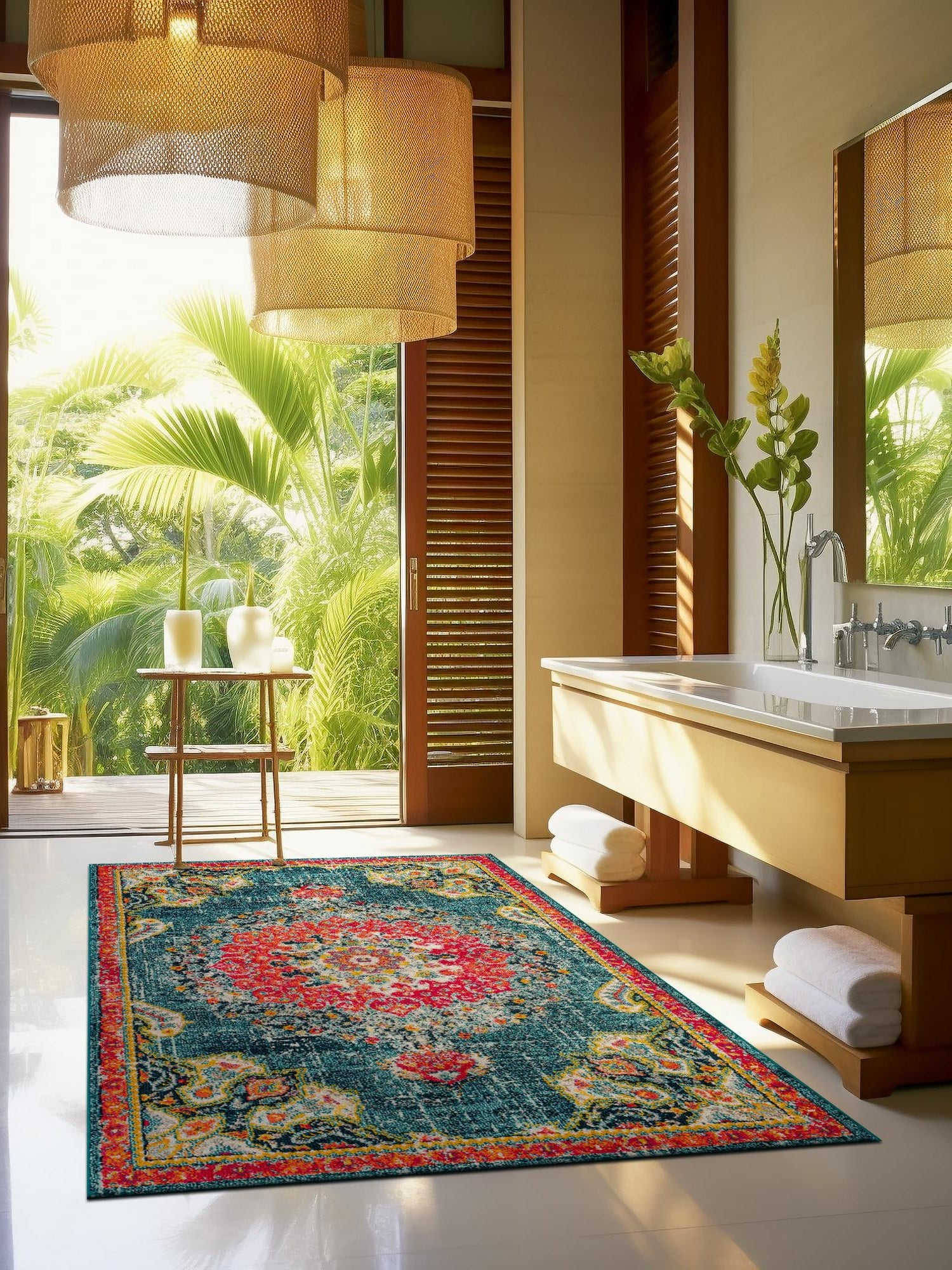 Blue 10' x 14' 1 Penrose Rectangle Area Rug