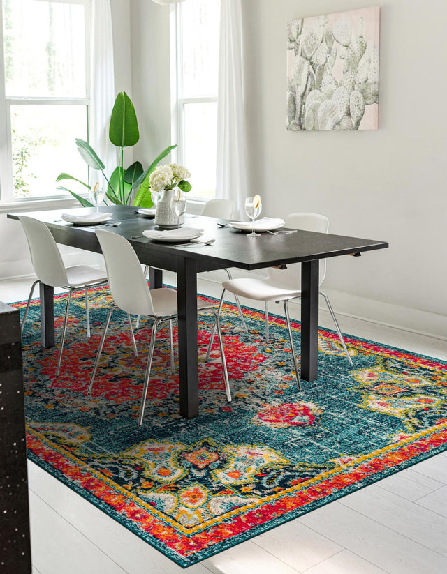 Blue 5' 3 x 8' Penrose Rectangle Area Rug