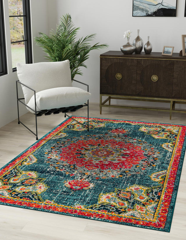 Blue 4' 1 x 6' 1 Penrose Rectangle Area Rug