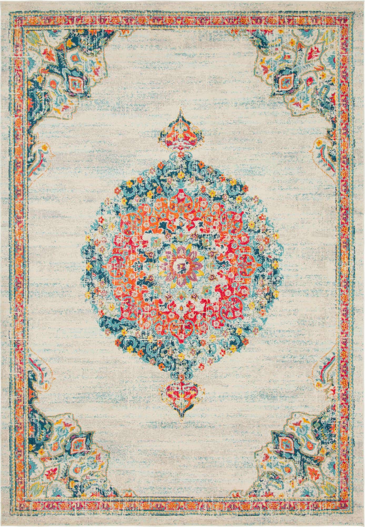 Ivory 10' x 14' 1 Penrose Rectangle Area Rug
