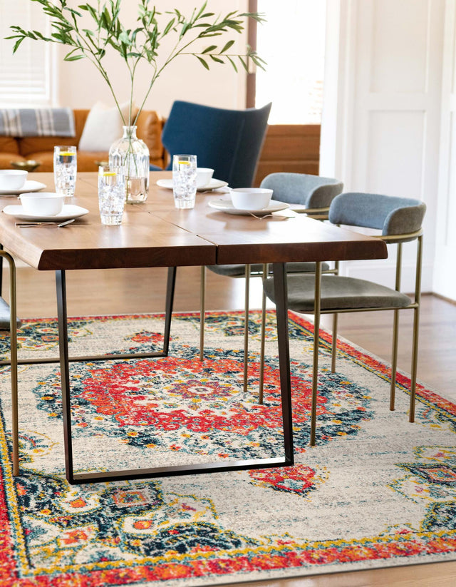 Ivory 4' 1 x 6' 1 Penrose Rectangle Area Rug