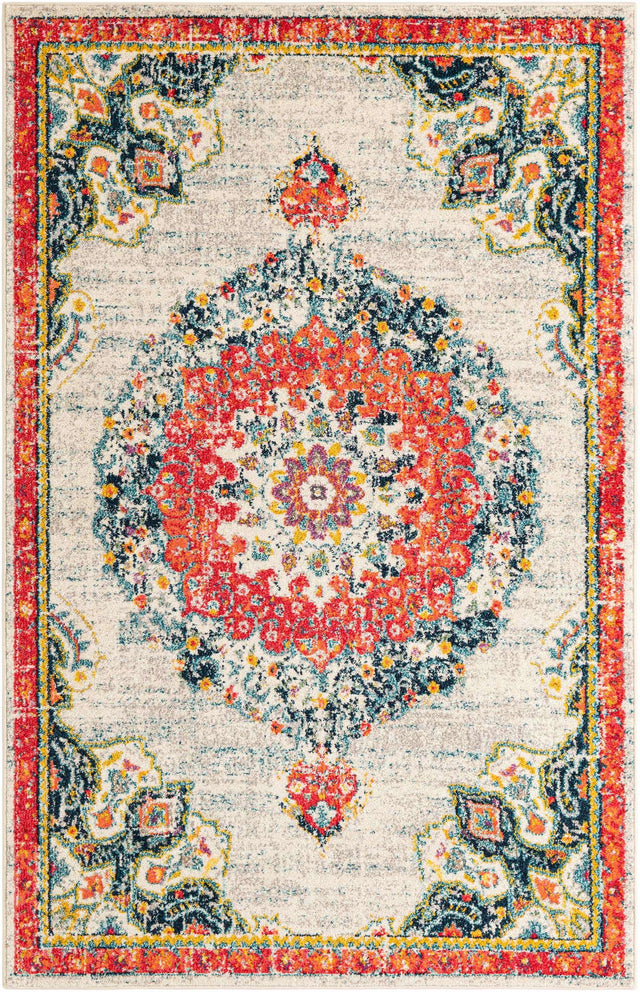 Ivory 5' 3 x 8' Penrose Rectangle Area Rug