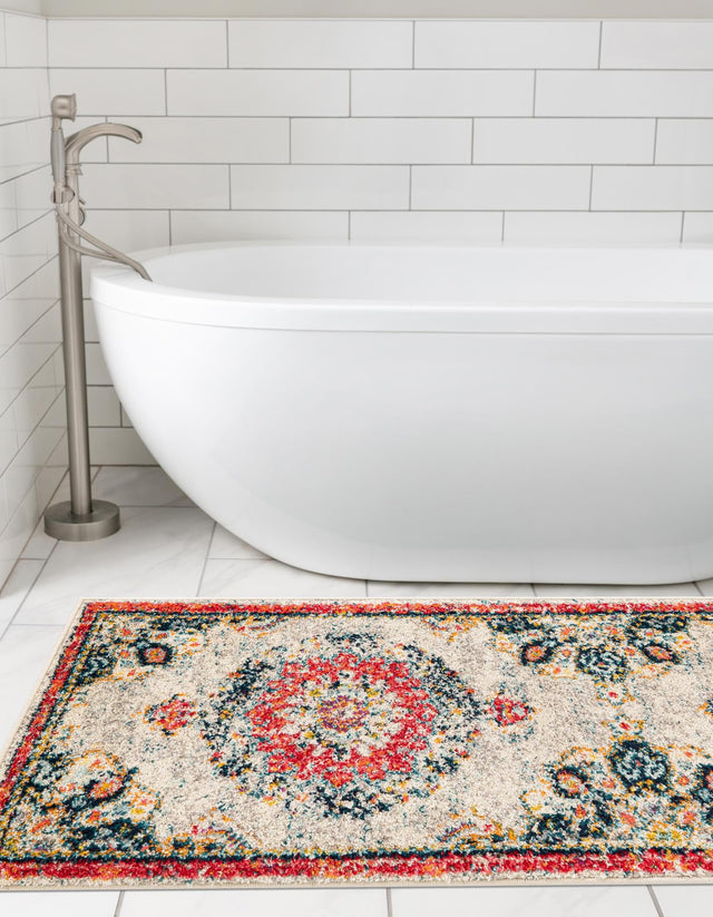 Ivory 2' x 7' 1 Penrose Runner Area Rug