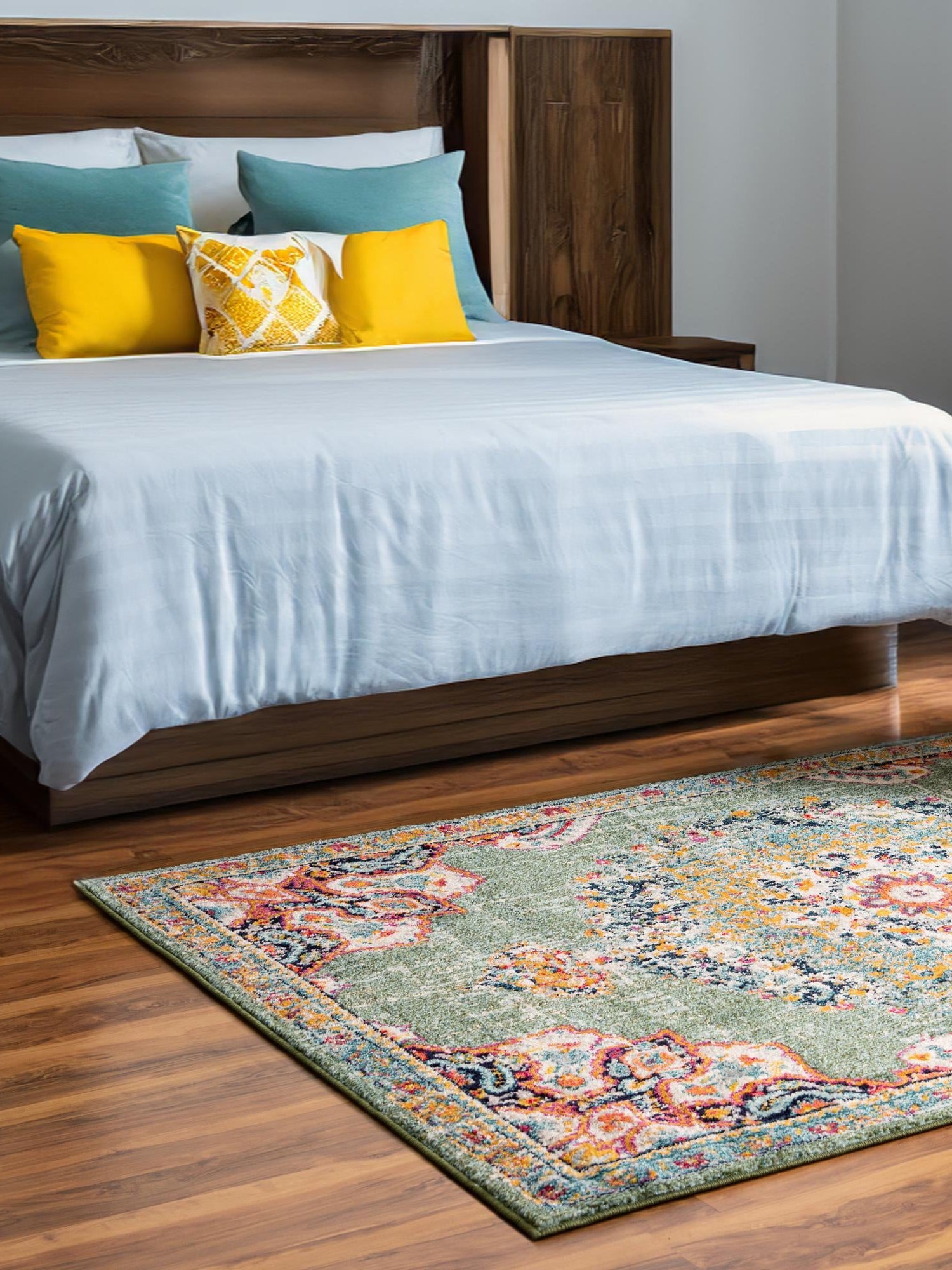 Green 6' 1 x 9' Penrose Rectangle Area Rug