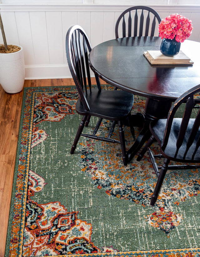 Green 7' 1 x 7' 1 Penrose Square Area Rug