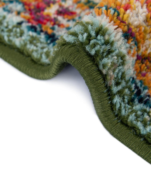 Green 10' x 10' Penrose Round Area Rug