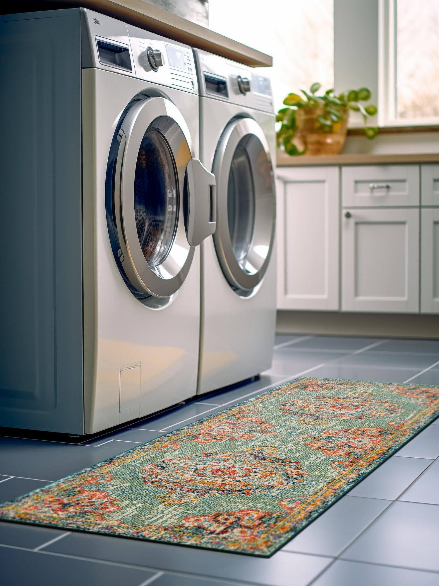 Green 2' 7 x 16' 5 Penrose Runner Area Rug