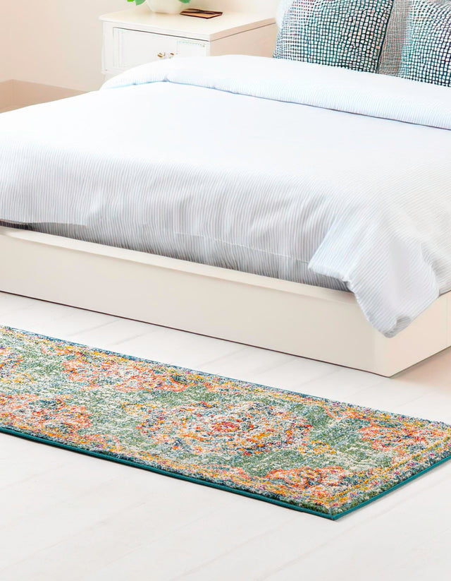 Green 2' 7 x 10' Penrose Runner Area Rug