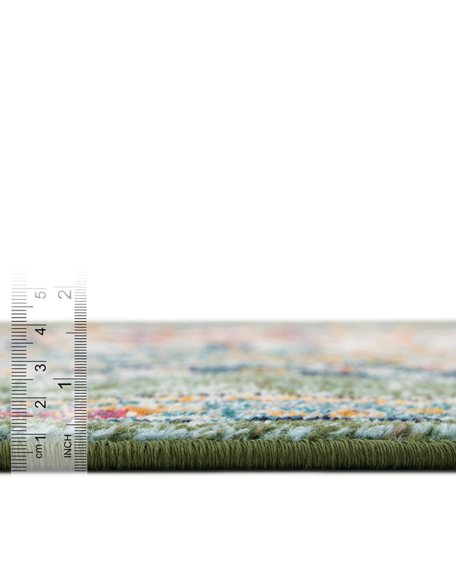 Green 2' 7 x 10' Penrose Runner Area Rug