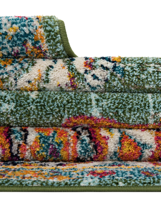 Green 2' 7 x 10' Penrose Runner Area Rug