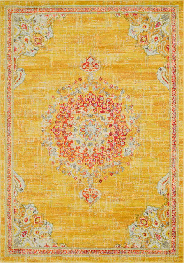 Gold 10' x 14' 1 Penrose Rectangle Area Rug