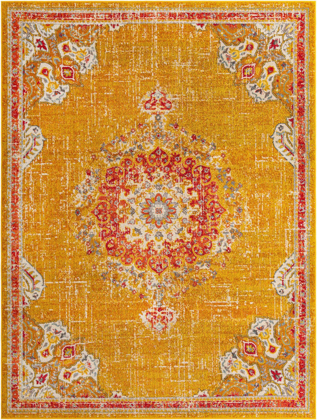 Gold 9' x 12' Penrose Rectangle Area Rug