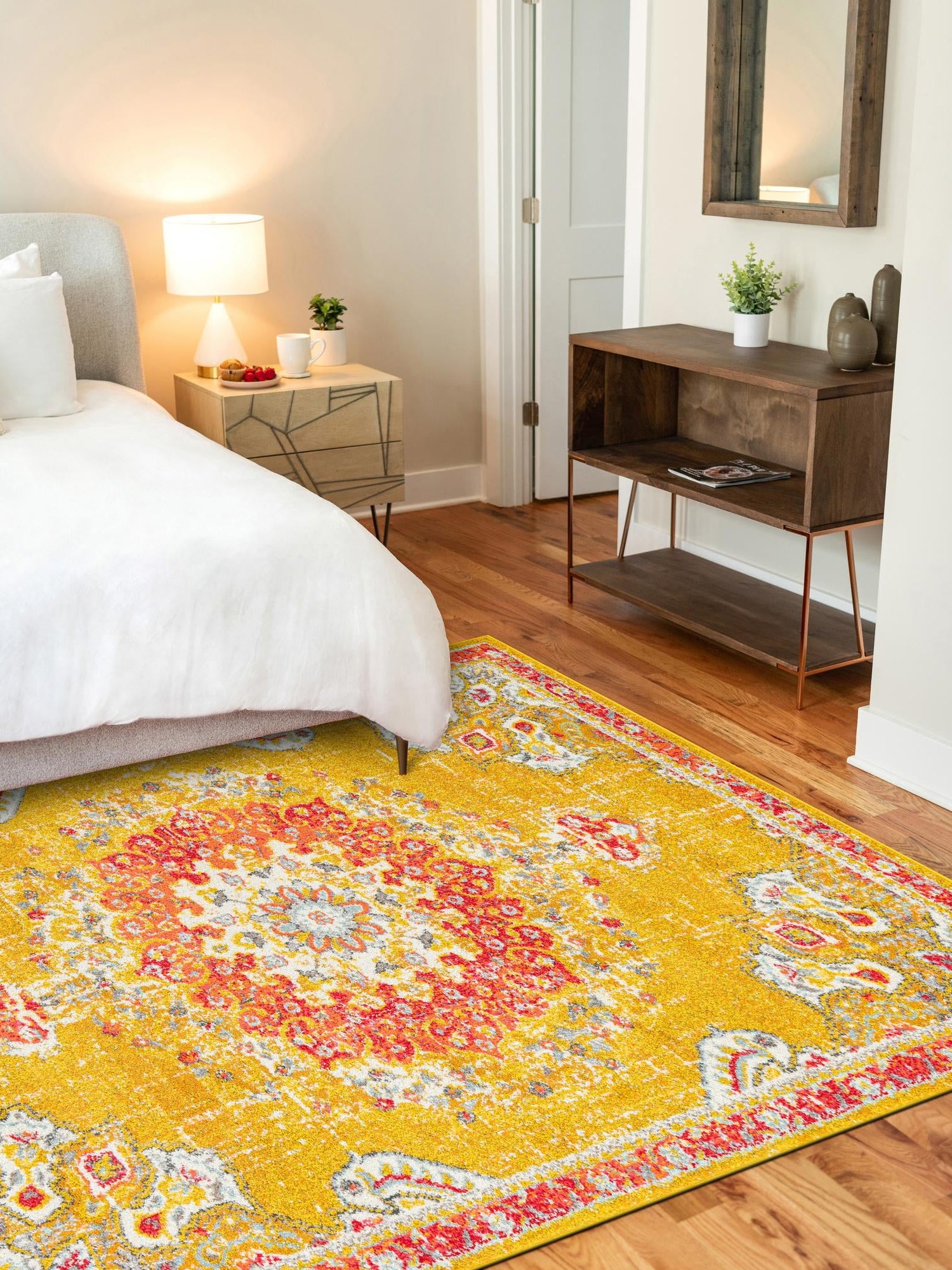 Gold 5' 3 x 7' 1 Penrose Rectangle Area Rug
