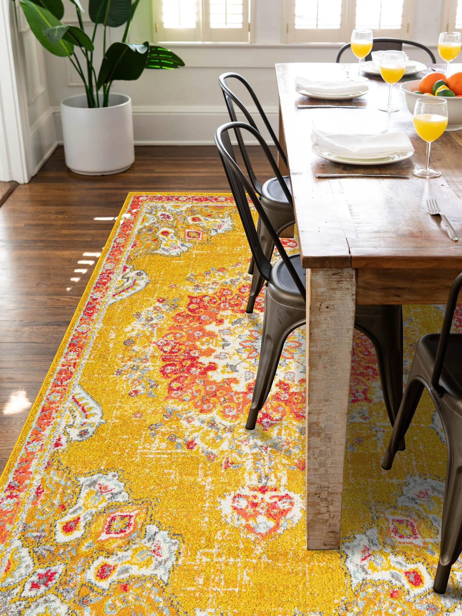 Gold 5' 3 x 7' 1 Penrose Rectangle Area Rug