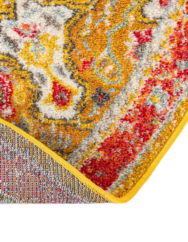 Gold 12' x 12' Penrose Round Area Rug