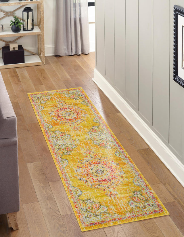 Gold 2' 7 x 12' Penrose Runner Area Rug