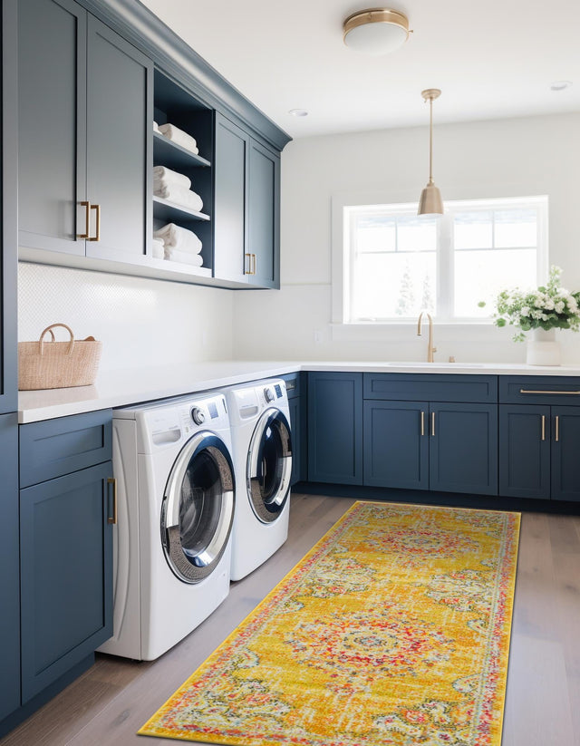 Gold 2' x 5' 1 Penrose Runner Area Rug