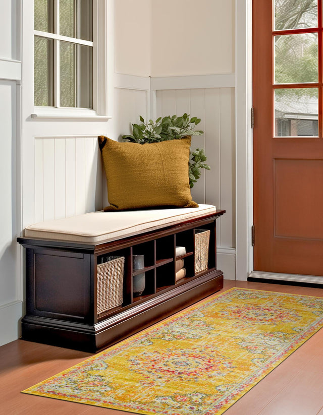 Gold 2' 7 x 16' 5 Penrose Runner Area Rug