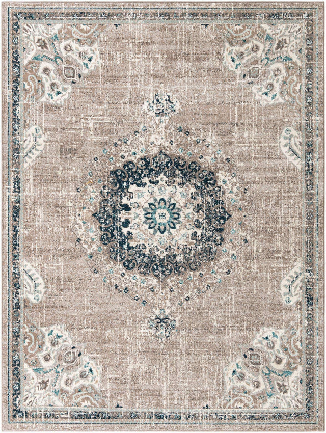 Gray 9' x 12' Penrose Rectangle Area Rug