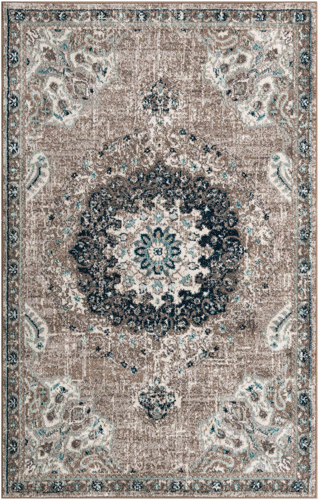 Gray 5' 3 x 8' Penrose Rectangle Area Rug