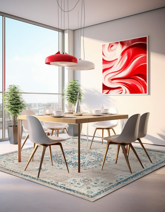 Gray 7' 10 x 7' 10 Penrose Square Area Rug