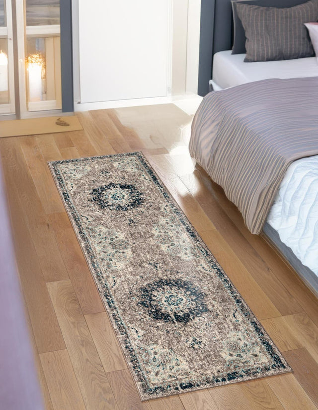 Gray 2' x 6' 1 Penrose Runner Area Rug