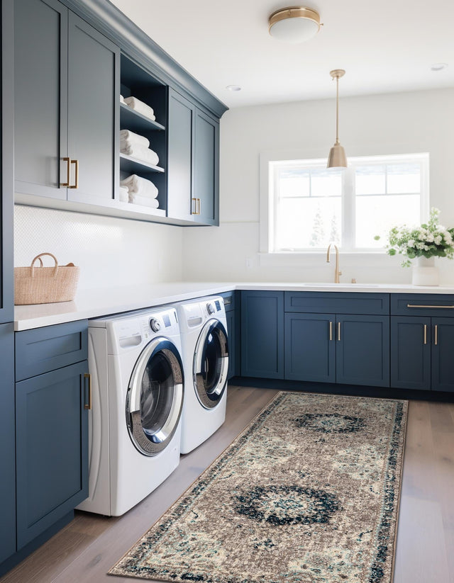 Gray 2' x 6' 1 Penrose Runner Area Rug