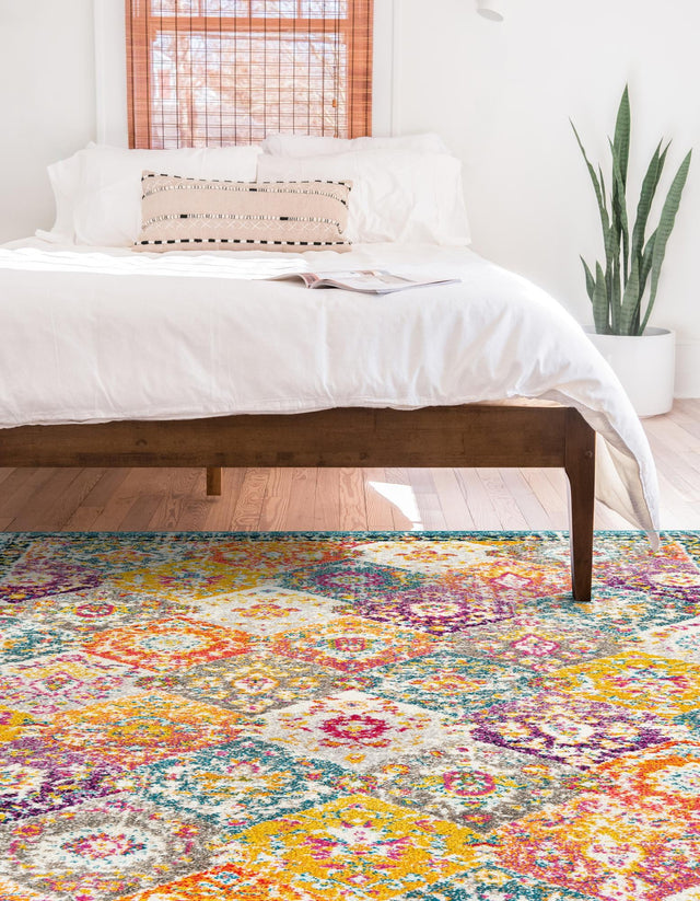 Multicolor 6' 1 x 9' Penrose Rectangle Area Rug