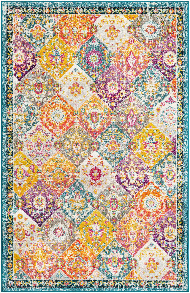 Multicolor 5' 3 x 8' Penrose Rectangle Area Rug