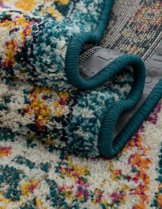 Multicolor 5' 3 x 5' 3 Penrose Round Area Rug