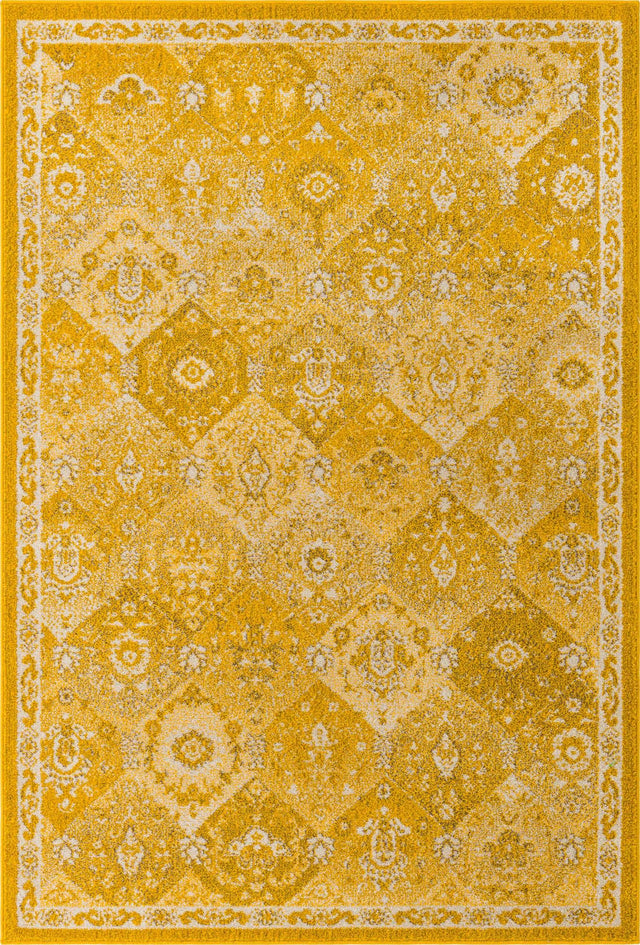 Yellow 5' 3 x 8' Penrose Rectangle Area Rug