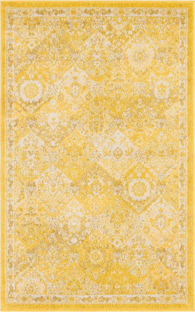 Yellow 3' 1 x 5' 3 Penrose Rectangle Area Rug