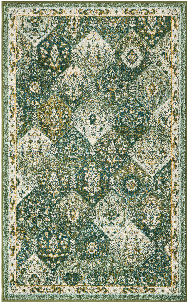 Green 3' 1 x 5' 3 Penrose Rectangle Area Rug
