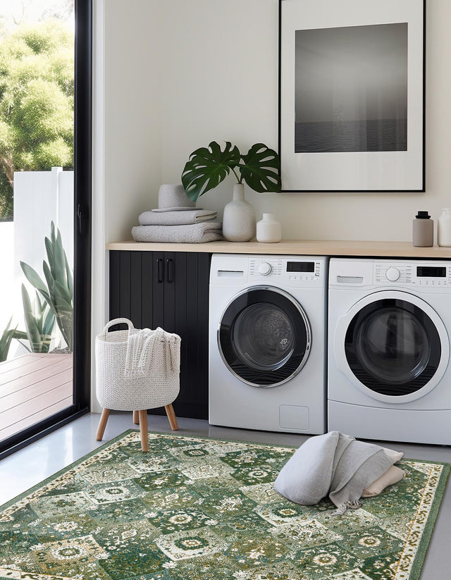 Green 10' x 10' Penrose Square Area Rug