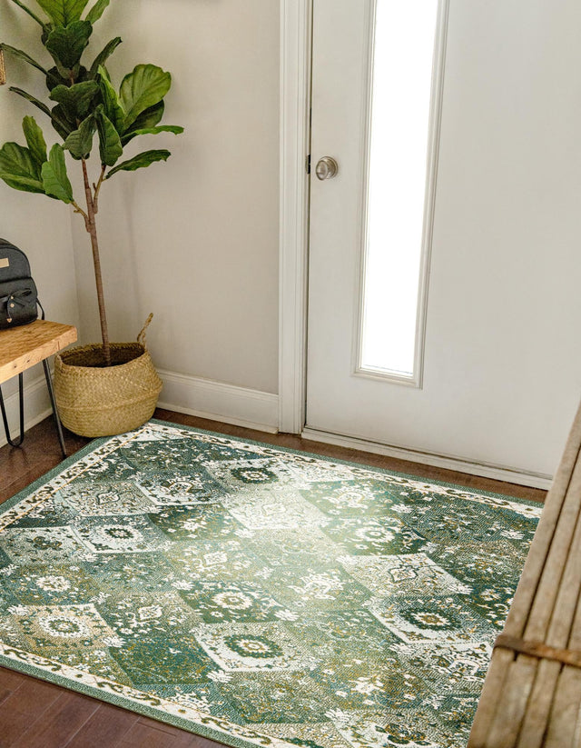 Green 12' x 12' Penrose Square Area Rug
